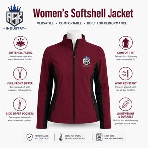Chaqueta Softshell para Mujer Diseñada con Material Flexible, Ajuste Cómodo y Cobertura Práctica para Senderismo, Viajes y Uso Diario - Product Image 3