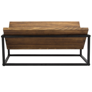 MyGift Rustic Wood <b>File</b> <b>Organizer</b> – Desktop Bookcase for Home & Office, Long-Time Favorite - Product Image 4