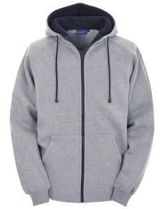 Sudadera con capucha unisex de corte regular ecológica con estampado bordado personalizado para hombre, venta al por mayor de algodón orgánico de alta calidad - Product Image 1