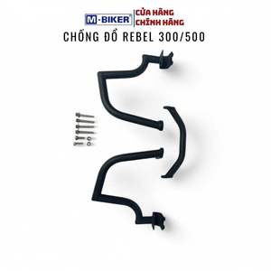 กันชนเครื่องยนต์ M Biker Honda Rebel Series สำหรับป้องกันเครื่องยนต์และตัวถังรถมอเตอร์ไซค์ อะไหล่และอุปกรณ์เสริมสำหรับมอเตอร์ไซค์ - Product Image 3