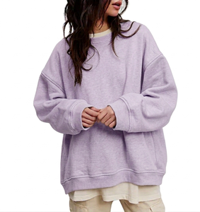 Sweat-shirt surdimensionné pour femme, chaud et confortable, coupe ample et décontractée, vêtements contemporains pour tous les jours - Product Image 1