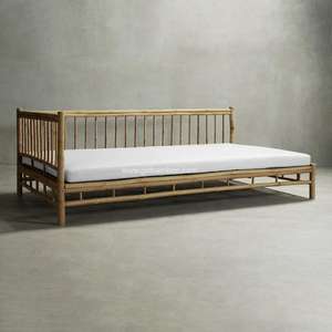 Muebles de playa de bambú para el verano - Tumbona de bambú para relajarse en la playa - Cama de día de bambú para la playa - Product Image 1