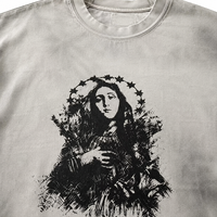 Hersteller von individuellen, schweren 300GSM T-Shirts |   OEM/ODM Boxy Cropped Fit Streetwear T-Shirt |   100% Baumwoll-Rohware für Hochwertige Marken