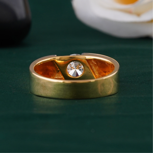 Bague pour homme en diamant de laboratoire 1,03 carat, or massif 14 carats, VVS1-2 DEF, solitaire, alliance, sertissage à griffes, certifiée IGI - Product Image 4
