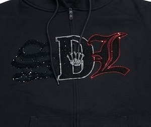 Sudadera con Capucha para Hombre, Informal, de Invierno, Lisa, con Logotipo Personalizado, Botones, Pedrería, Estampado Urbano, 100% Algodón, Felpa - Product Image 6