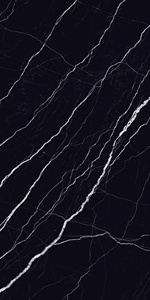 Marquina Nero Corps Noir Design Moderne Zéro Silice Quartz Pierre Dalle Étanche Surface Polie Porcelaine Chambre Hall Route - Product Image 5