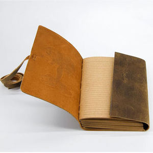 2026 Vintage Celtic Tree Of Life Embossed Genuine Leather <b>Journal</b> Hardcover Sketchbook Cotton Antique Deckle Edge Paper Notebook - Product Image 6