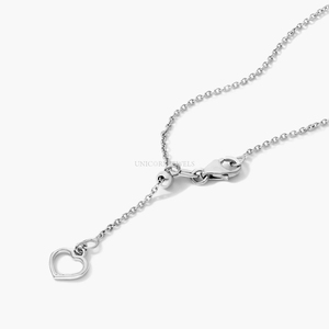 Collier de luxe en diamant de laboratoire 0,50 ct, taille brillant rond, jaune rose, plaqué or blanc, bijoux élégants, fournisseur en gros pour l'exportation - Product Image 2
