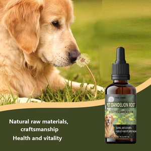 Suministro de fábrica Extracto de raíz de diente de león natural OEM Gotas de raíz de diente de león para mascotas Gatos Perros - Product Image 5