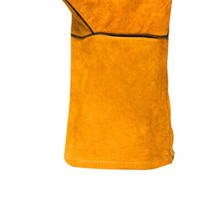 Gants de travail professionnels en cuir de vachette de bonne qualité, résistants à la chaleur, pour le jardinage, la menuiserie et la sécurité. - Product Image 1