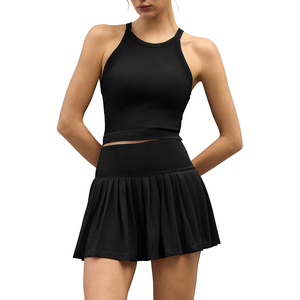 Conjunto Deportivo de Lujo para Pickleball, Top y Pantalones Cortos Dink & Shine para Mujer, Conjunto de Top Signature Swing Flowy para Pickleball - Product Image 1