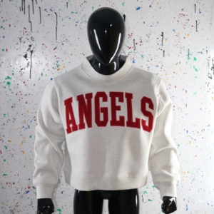 Sweat-shirts ANGELS à col montant 450 GSM, broderie personnalisée avec nom, coupe ample et oversize, en molleton 100% coton French Terry - Product Image 4