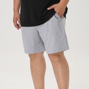 Pantalones cortos de felpa 100% algodón de alta calidad con cordón en la cintura para hombre, pantalones cortos deportivos de felpa para invierno, ropa de calle para hombre. - Product Image 6