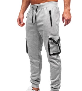 Pantalon cargo ample tricoté pour homme, style décontracté, couleurs unies, haute qualité, collection 2026 - Product Image 6