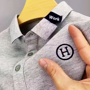 Camisa Casual para Hombre Econex, Talla Grande, 100% Algodón, Secado Rápido, Color Sólido, Diseño Personalizado, Uniforme de Trabajo, OEM/ODM - Product Image 2