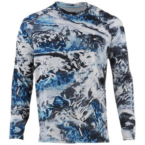 Camisa de Pesca de Verano Personalizada con Camuflaje, Impermeable, Resistente al Viento, Transpirable, Cómoda, Material Elástico, Camuflaje Lavado, Estilo Vintage, Manga Larga - Product Image 5