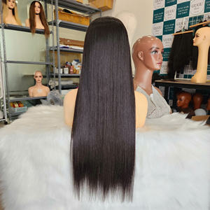 Peluca Lacia de Cabello Humano Brasileño al por Mayor, Pelucas con Frente de Encaje 100% Virgen, Sedosa, Negra, para Mujer, Peluca Frontal HD con Encaje - Product Image 2