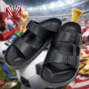 Sandalias de suela gruesa para Birken OEM, fábrica de sandalias EVA que produce chanclas inspiradas en el fútbol para mercados internacionales. - Product Image 1