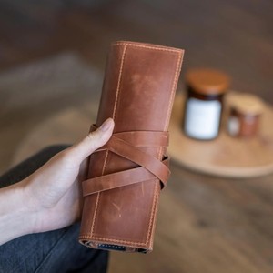 Premium Leather Roll Up <b>Backgammon</b> <b>Set</b> Portable Travel Board Game Vintage Magnetic <b>Backgammon</b> Travel <b>Set</b> Custom Board Game - Product Image 4