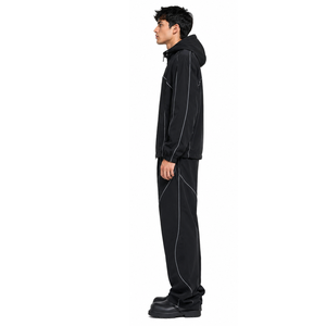 <b>Men</b> Nylon Tracksuit Waterproof Windbreaker Sports Suit Lightweight <b>Jacket</b> and Pants Wholesale Factory Nylon Tracksuits - Product Image 3