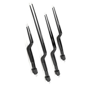 Nuevas Pinzas Bipolares con Conector Plano de la Mejor Calidad, 15 cm, Punta de 1.5 mm, Pinzas Bipolares de Acero Inoxidable para Irrigación con Conector Plano - Product Image 2