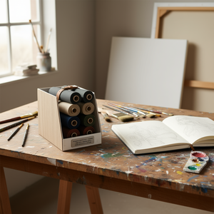 Tela de Lona de Algodón de Peso Pesado con Certificación OEKO-TEX, Grado Profesional para Lienzos Estirados y Paneles de Pintura para Artistas - Product Image 3