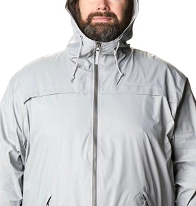 Custom Made Hooded Waterproof Quick Dry Breathable Polyester/Nylon Casual Autumn Windbreaker Jacket Men Outdoor Clothing Zipper - Product Image 6