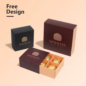 Cajas de Regalo de Papel de Grado Alimenticio Personalizadas con Tapa Abatible y Divisores, Empaque Premium para Chocolate, Dulces, Alimentos y Presentación de Regalos - Product Image 6