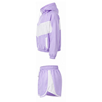 Survêtements de sport pour femmes, à capuche, imprimés, en nylon premium, respirants, légers, OEM, pour l'entraînement sportif