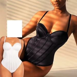 Venta al por mayor de Body personalizado con forma de desgaste de alta compresión Adelgazante Body Plus Size Shape wear Bodysuit Comfy Style Party - Product Image 5