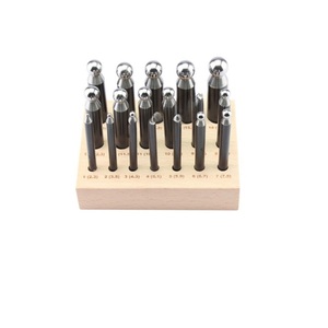 High Quality Dapping <b>Punch</b> <b>Set</b> of 18 use for jewellery making tool whole sale lowest price best product for jewellery making - Product Image 3