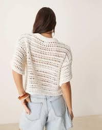 T-shirt décontracté en coton 100% pour femmes, col rond, manches courtes, été, tricot uni - Product Image 2