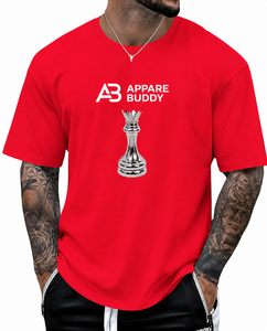 เสื้อยืดแขนสั้นผู้ชายแบรนด์ AMY ผ้าฝ้าย 100% ทรงปกติ  ปักโลโก้ด้านหน้าได้ตามสั่ง  ขายส่ง - Product Image 2