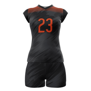 Custom Women Volleyball Jersey Set V Neck Quick Dry Breathable Sublimation Team Uniform OEM ODM Wholesale Supplier - Product Image 1