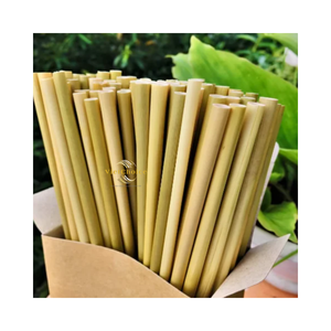 หลอดดูดน้ำแบบใช้แล้วทิ้ง ทำจากฟางหญ้า เป็นมิตรกับสิ่งแวดล้อม สำหรับตลาดส่งออก - Product Image 3