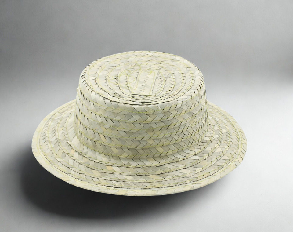 2025 Vietnam Seagrass Hot Sale Wide-brimmed Straw Top Outdoor Neutral Bulk Men's Straw Hat