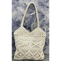 Sac fourre-tout en toile de coton tissé à la main, moderne, durable, léger, imperméable, pour femmes, sac à main, poignées en cuir véritable