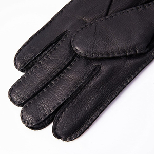 Gants d'hiver décontractés en cuir à usage général, non doublés, longueur poignet, pour garder au chaud, haute qualité, couleur et logo personnalisables - Product Image 3