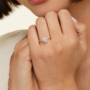 Men's Oval Cut Lab Grown Diamond Hip Hop Engagement <b>Ring</b> 14K 18K Solid Gold Luxury Classic Style IGI Certified <b>Fine</b> <b>Ring</b> - Product Image 4