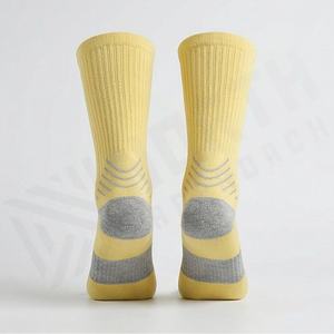 Crew Polyester Running <b>Socks</b> Cushioned Sports Custom Men Breathable Performance Durable <b>Soft</b> Customized Color Fit Pairs Wear - Product Image 2