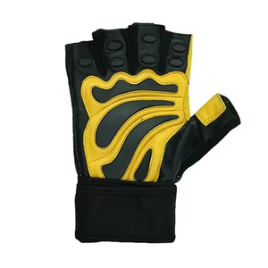 Guantes de Fitness de la Mejor Calidad al por Mayor, con Dorso de Cuero y Malla, Guantes Deportivos para Gimnasio - Product Image 2