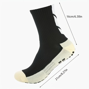Calcetines Altos Antideslizantes, Transpirables y de Secado Rápido para Deportes y Entrenamientos - Lana/Algodón/Poliéster con Logotipo Personalizable - Product Image 6