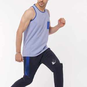 Camiseta Deportiva de Color Sólido para Hombre, Precio Económico, Producto en Oferta, Camiseta sin Mangas de Buena Calidad para Hombre, Servicio OEM, Diseño Personalizado - Product Image 5