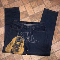 Jeans en denim droit pour homme - 100% coton, séchage rapide et respirant, logo et couleur personnalisables, prix bas