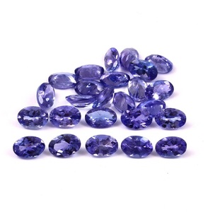พลอยแทนซาไนต์สีน้ำเงินทรงรีขนาด 7x5 มม. พลอยธรรมชาติจาก HASNAIN GEMS  มีเอฟเฟกต์เพลโอโครอิก น้ำหนัก 1.00 กะรัต - Product Image 6