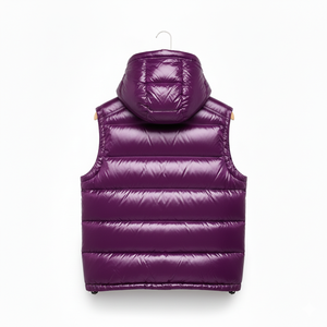 Gilet d'hiver pour homme, chaud, imperméable, respirant, léger, en polyester, vêtement d'extérieur formel, capuche amovible, vente en gros ODM - Product Image 2