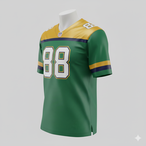 Uniforme de Fútbol Americano Sublimado para Equipos, Personalización de Logotipo, Bordado de Número, Malla de Secado Rápido - Product Image 1