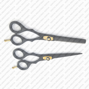 Ciseaux de coiffure de haute qualité 2x, 5,5 pouces, ciseaux de barbier professionnels en acier inoxydable, instrument chirurgical pour la coiffure - Product Image 2