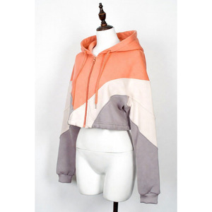 Printed Women's Cropped Hoodies Sweatshirts Athletic Sports Use Training Jogging Running Hood For Adults Crop <b>Top</b> Hoodie - Product Image 4