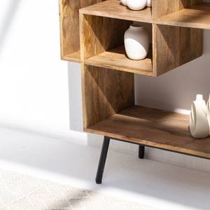 Bibliothèque en bois Vandana Merino Zenova Cubes, meuble de rangement modulaire moderne en bois massif - Product Image 5